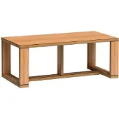 Minio , Kaffeetisch "Fonte" 120 cm, Karamell Eiche