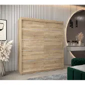Minio Kleiderschränk 180 cm VERONA 1 Sonoma