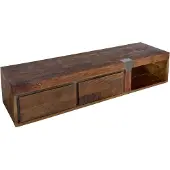 MASSIVMOEBEL24.DE MASSIVMOEBEL24 TV-Board Mango 180x48x39 braun lackiert Amsterdam #01