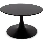 Zesso Milton & Oldbrook Couchtisch Ø 80 cm Prague Schwarz