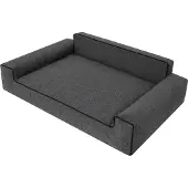 Stanislaw Jurga Pillowprim Hundebett "Glamour" -100x65cm- elegantes Sofa-Kissen für Hunde, weich & waschbar