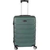 H4L Koffer Trolley Reisekoffer Hartschalenkoffer ABS Grün 44x27x64cm 4 Rollen