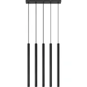 LUMILO Hängelampe MOSSA 5 G9 Schwarz, Dimmbar