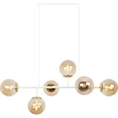 Light11 HOME Siena Deckenleuchte Weissgold 6Pln Honig E14 Lange Arme