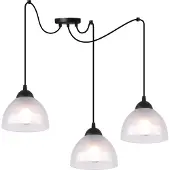 Light11 HOME Venice Spider Hängelampe 3 Flache Milchlampen E27