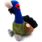 Onwomania Plüschtier Stofftier Kuscheltier Fasan Hühnervogel Auerhahn Höhe 19 cm Mehrfarbig