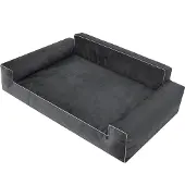 Stanislaw Jurga Hundebett "Glamour" -80x55cm- elegantes Sofa-Kissen für Hunde, weich & waschbar