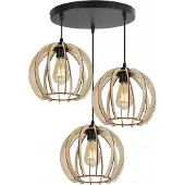 Light11 HOME Moderne Led-Deckenhängelampe Aus Holz