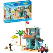 Playmobil Wachturm Mit Strandauto Bauspiel