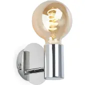 Briloner Wandleuchte Kosol fürs Bad, IP44, E27, chrom