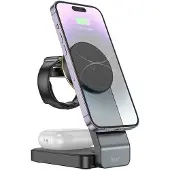 Hoco CQ3 Noble, Drinnen, USB, Kabelloses Aufladen, Schwarz