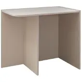 Xl Moebel Gmbh Beiger Holzschreibtisch im modernen Design für Büro und Home-Office