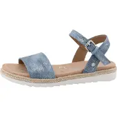 Tom Tailor Sandale "Resa", Mädchen, Gr. 31, blau (jeansblau), Lederimitat, Schuhe Sandale, Sommerschuh, Sandalette, Kinderschuh mit Glitzerdetails
