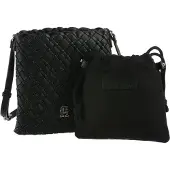 Tommy Hilfiger Umhängetasche "TH BRAIDED CROSSOVER", Damen Tragetasche, Schultertasche in modischer Flechtoptik