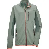 Killtec Strickjacke "KOS 140 BYS FLX JCKT" Colourblock-Design, 2-Wege-Stretch, Kinnschutz, vielseitig einsetzbar