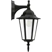 Goldlux Retro Gartenwandleuchte Liguria E27 IP43 schwarz 201935