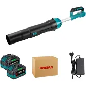 OEM Elektrischer Turbo-Bläser, bürstenloser Motor, hohe Luftstromgeschwindigkeit, 2 Batterien Set