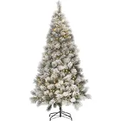 Royal christmas Künstlicher Weihnachtsbaum Chicago 120 cm mit Schnee | inklusive LED-Beleuchtung