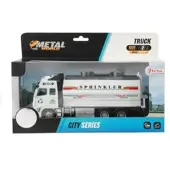 Toi-Toys METAL City Lastwagen 18cm – Spielzeug LKW Kinder Baustelle Fahrzeuge Metall Tankwagen