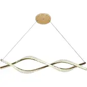 Toolight Hängelampe Led G033-Cp Gold