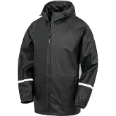 Result Wasserdichte Prism PolyurethanJacke mit reflektierenden Streifen
