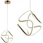 Toolight Led-Hängelampe G067-Cp Gold
