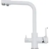OEM Küchenarmatur, 360° drehbar, Dual-Handle-Steuerung, WEISS