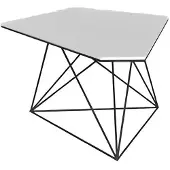 AEA Moderner Couchtisch Beistelltische Arbeitszimmermöbel Design Weiß