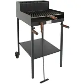 Cruccolini Fuocone Oliveto - Handgefertigter Eisen-Holzkohlegrill für Holz und Kohle