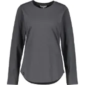 Alife & Kickin Langarmshirt , Damen, Gr. XL, grau (iron gate), 100% Baumwolle (Bio), Rundhals, Shirts Langarmshirt