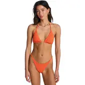 Billabong Bikini-Hose "Summer High Maya", Damen, Gr. XL, orange (fusion orange), Obermaterial: 69% Polyester, 23% Polyester, 8% Elasthan., Badehosen Bikini-Hose