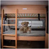 Sliiper Sicherheitsnetz 190 x 50 cm Traglast 35 kg Stockbett Hubbett Alkoven