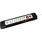 Equip Steckdosenleiste Mit 4 Steckdosen + 2p Usb + Ein-/ausschalter 1.5 M