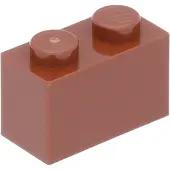 LEGO 50 Stück 3004 Stein Brick 1x2 Part Basic Steine 50 Rotbraun