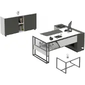 Xl Moebel Gmbh Schreibtisch Tisch Bürotisch Executive Desk Multifunktionstisch Chefschreibtisch