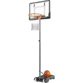 Markenlos Basketballkorb PRO - Verstellbare Höhe - Für den Außenbereich