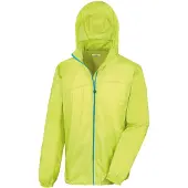 Result - Jacke Zum Falten für Herren LT525 (3XL) (Limone/Königsblau)