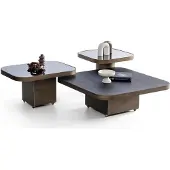 AEA Tischset Couchtisch + 2 Beistelltische im Set 3tlg. Set Wohnzimmer Tisch