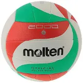 Molten - Volleyball Logo PP165 (5) (Weiß/Rot/Grün)