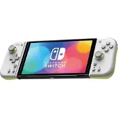 Hori Split Pad Compact, Gamepad, Nintendo Switch, D-Pad, Turbo-Taste, Analog / Digital, Kabelgebunden, Grau, Gelb