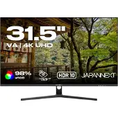 Japannext JN-V315UHDR, 80 cm (31.5"), 3840 x 2160 Pixel, 4K Ultra HD, LCD, 5 ms, Schwarz
