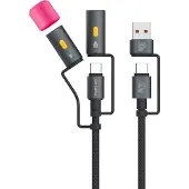 4smarts 541060 USB-Kabel USB 2.0 1 m USB C Schwarz, Grau