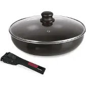Sitram Agile Schmorpfanne - Antihaftbeschichtetes Aluminium Ø 28 cm - Schwarz
