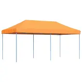 Syfax Partyzelt 292 x 580 x 315 cm Orange Oxford-Stoff