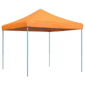 Syfax Party-Zelt 292 x 292 x 315 cm Orange Oxford-Stoff