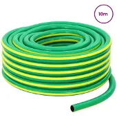 vidaXL Gartenschlauch 5-lagig Grün und Gelb 12 mm PVC