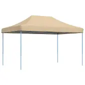 Syfax Partyzelt 292 x 440 x 315 cm Beige Oxford-Stoff