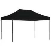 Syfax Partyzelt 292 x 440 x 315 cm Schwarz Oxford-Stoff