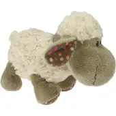 Merkloos Plüsch Schaf Kuscheltier soft curly 20cm braun Spielzeug Kinder