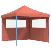 Syfax Party-Zelt 292 x 292 x 315 cm Terrakotta Oxford-Stoff